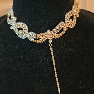 Rhinestone Choker